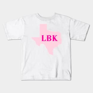 LBK Texas in Pink Kids T-Shirt